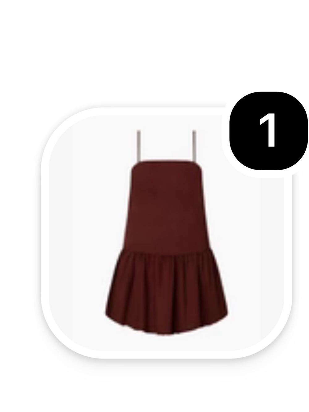 Onia Air Linen Bubble Mini Dress in Rum